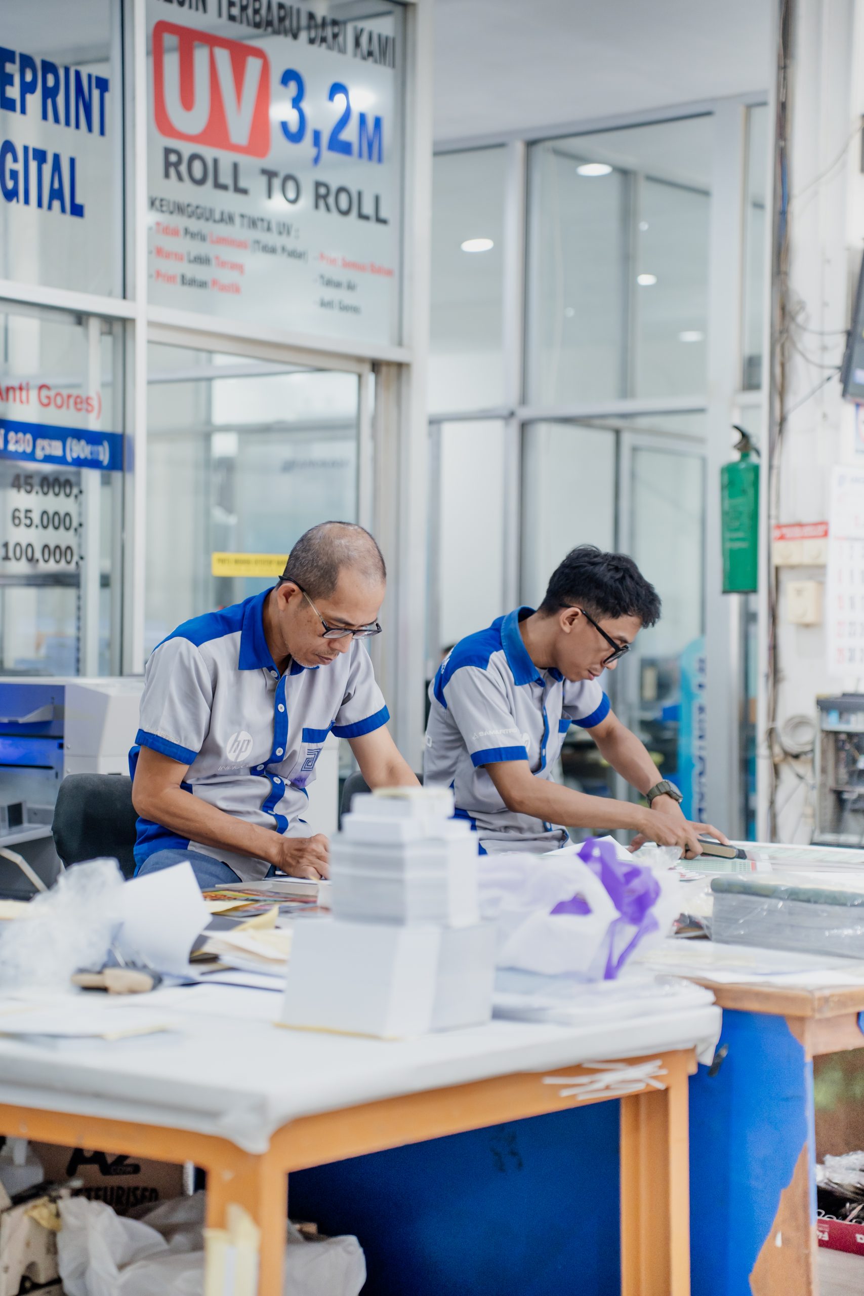 Lantai produksi Angkasa Putra Bandung